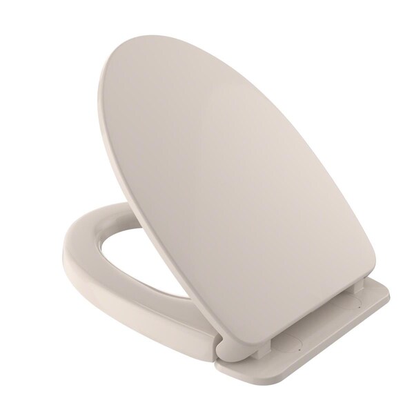 Procomfort SS124No.12 SoftClose Non Slamming, Slow Close Elongated Toilet Seat & Lid, Sedona Beige PR2586631 - main